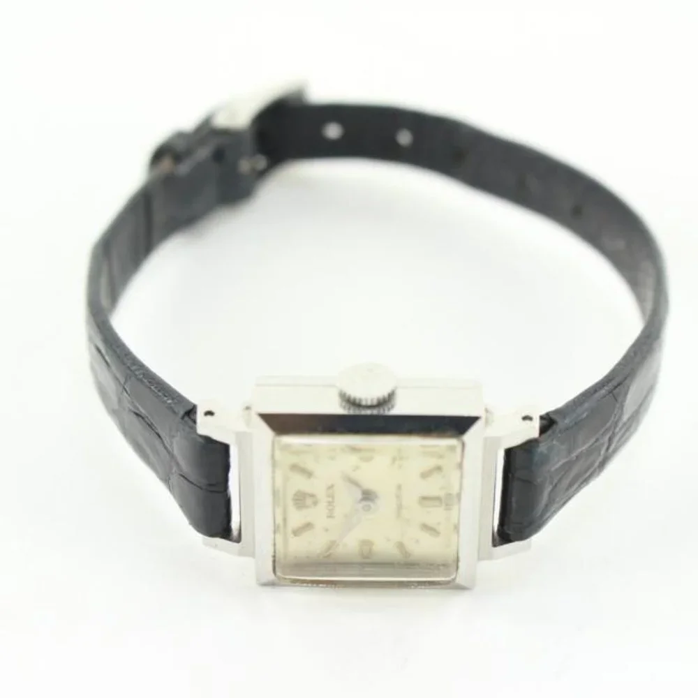 Rolex Ref 3408 18mm Square Watch 84ro711s